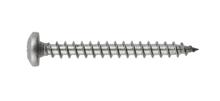 NKT Fasteners spunskrue panhoved rustfri 4,0 x 30 mm 18 stk.